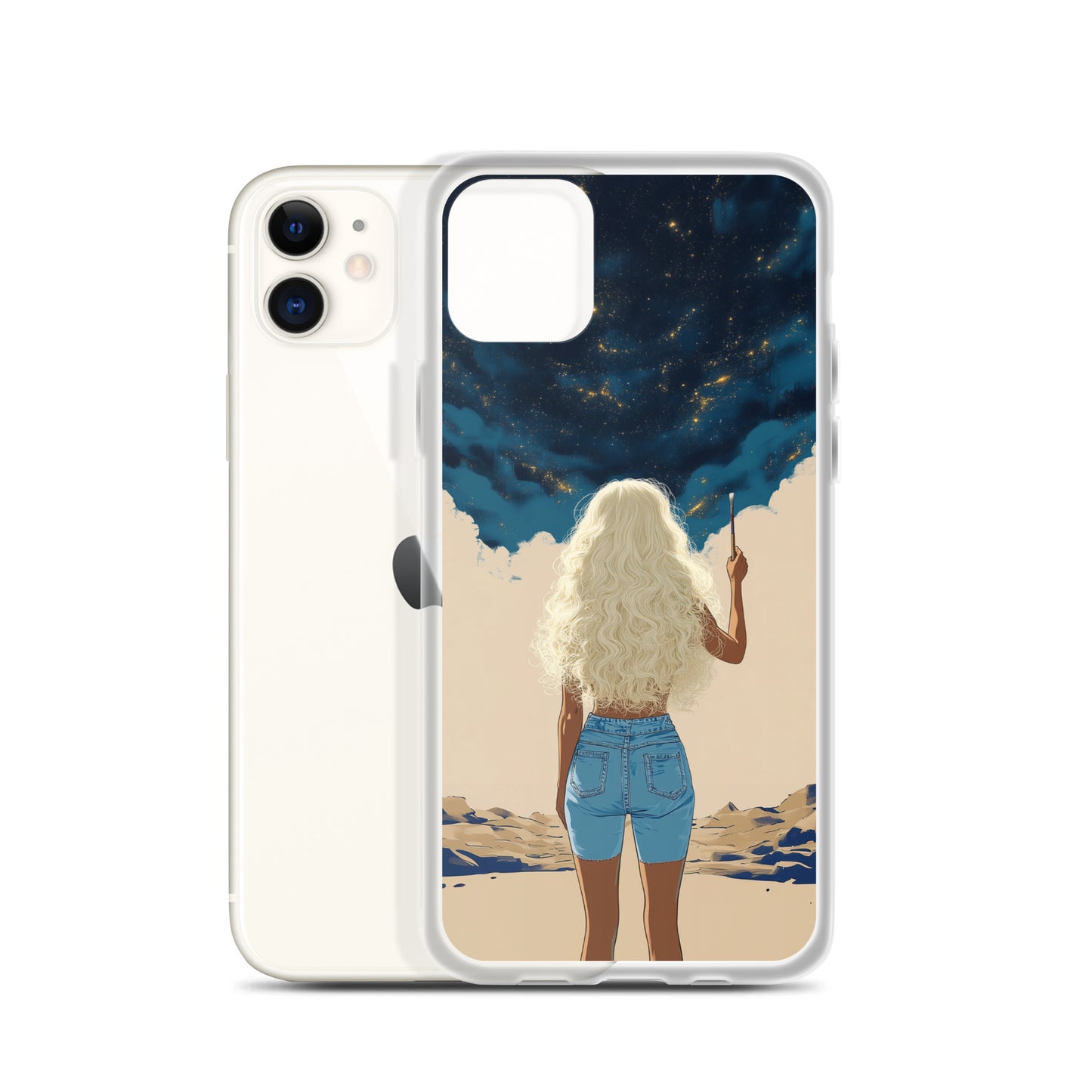 Canvas of Creation Clear Case for iPhone®