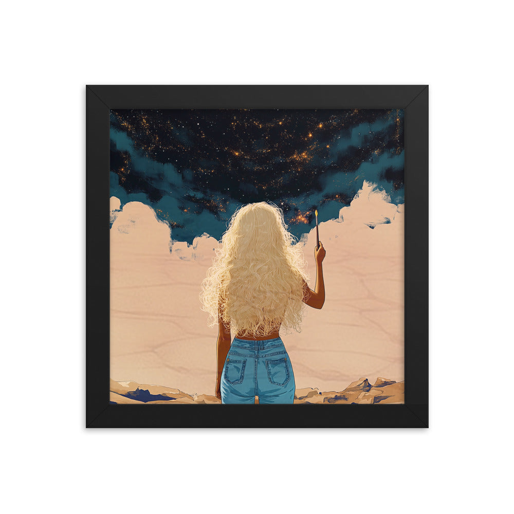 Canvas of Creation (Tagless) Framed poster