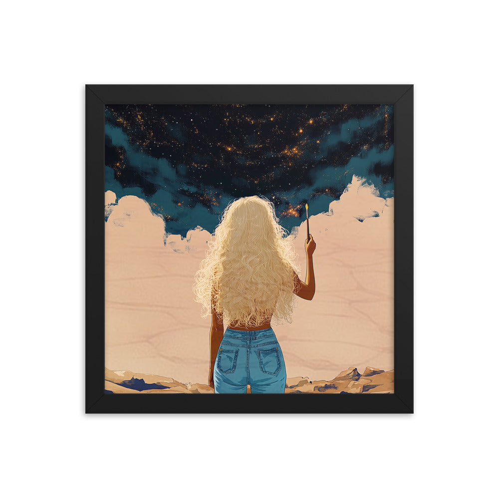 Canvas of Creation (Tagless) Framed poster
