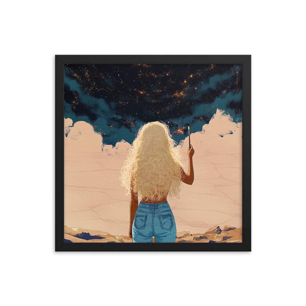 Canvas of Creation (Tagless) Framed poster