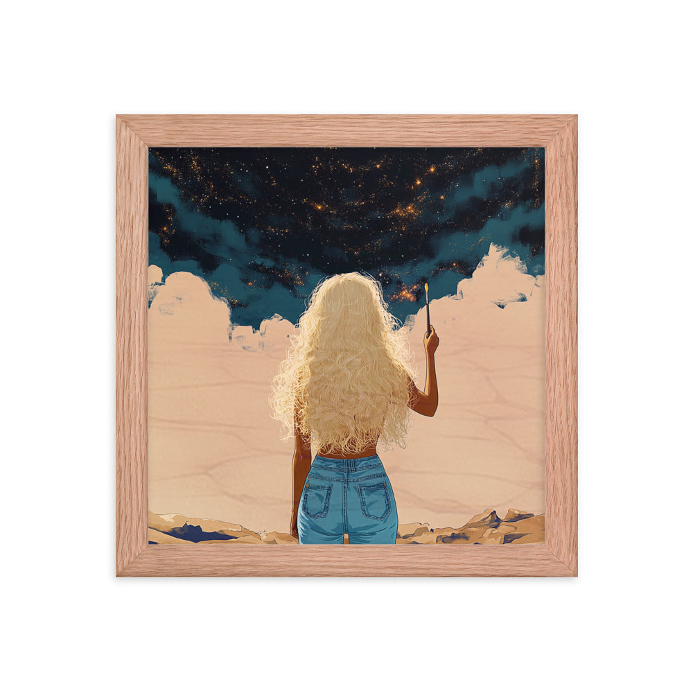 Canvas of Creation (Tagless) Framed poster