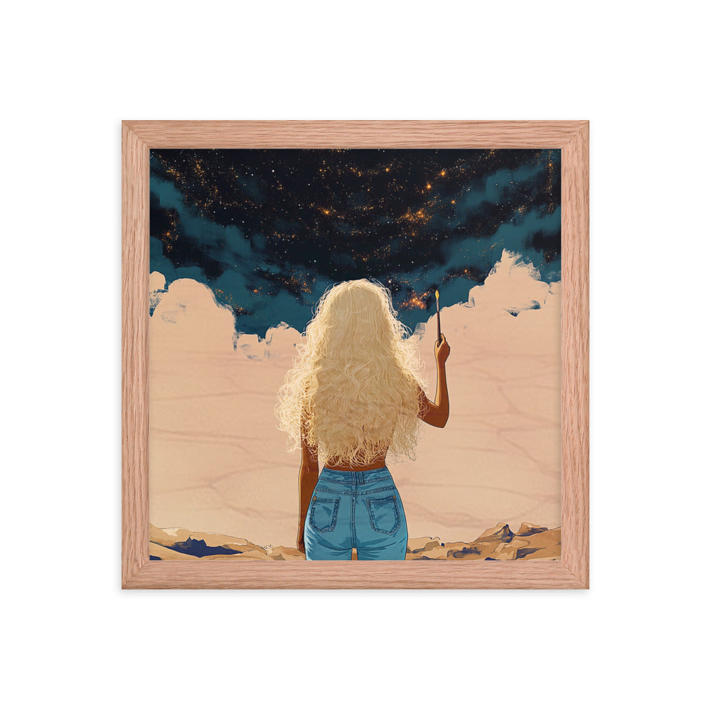 Canvas of Creation (Tagless) Framed poster