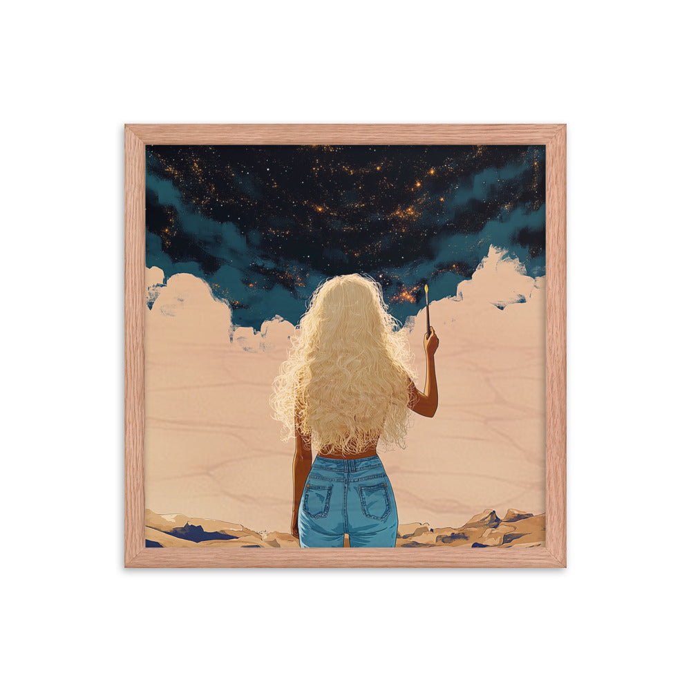 Canvas of Creation (Tagless) Framed poster
