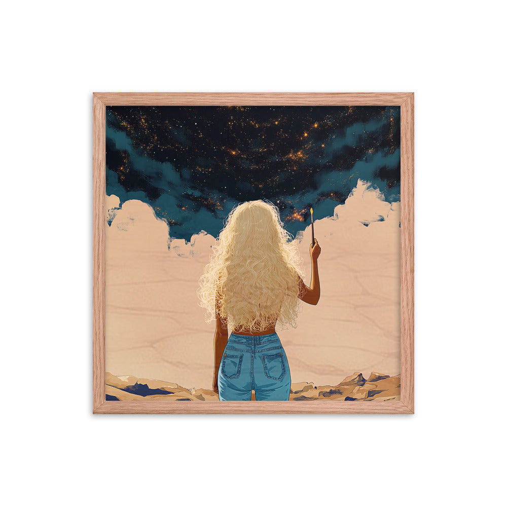Canvas of Creation (Tagless) Framed poster