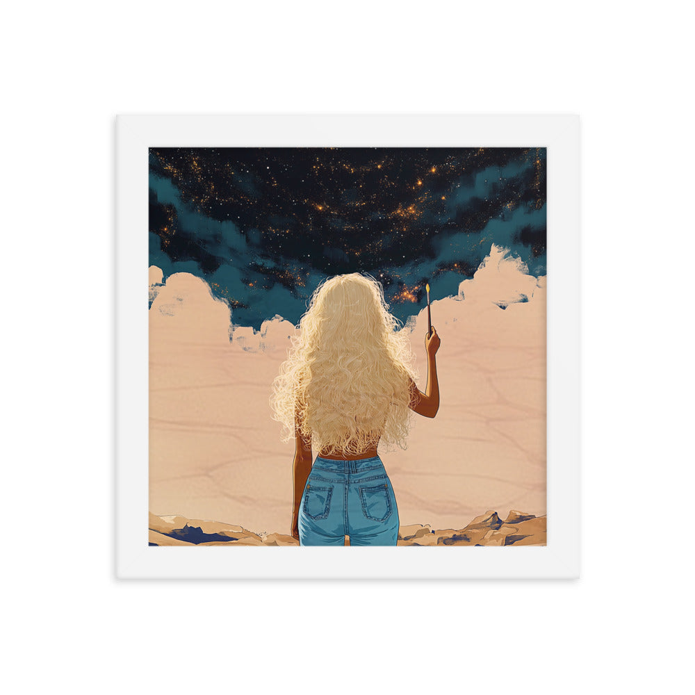 Canvas of Creation (Tagless) Framed poster