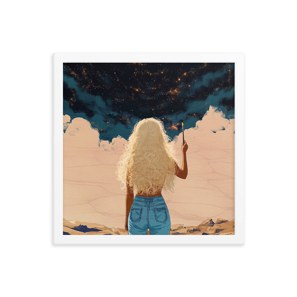 Canvas of Creation (Tagless) Framed poster