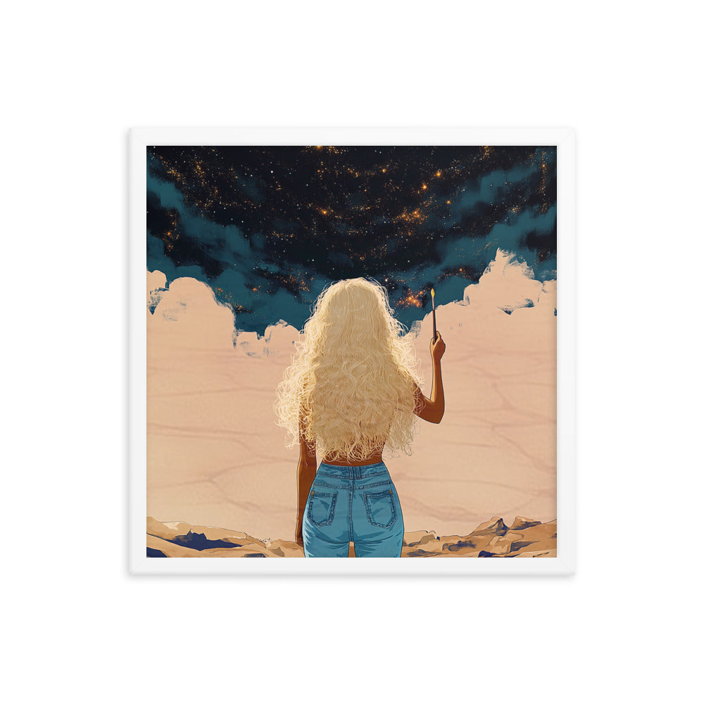 Canvas of Creation (Tagless) Framed poster